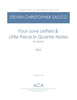 Sacco: 4 Love Letters & Little Piece in Quarter Notes
