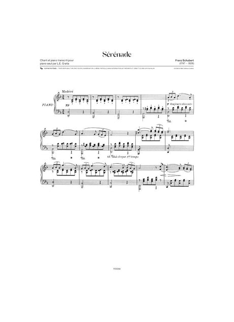 Schubert: Ständchen, D 889 (arr. for solo piano)