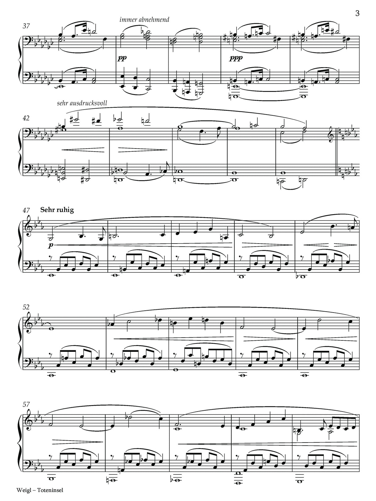 Weigl: Toteninsel (Isle of The Dead)