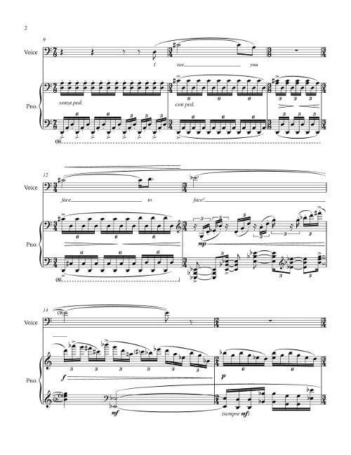 Aucoin: Three Whitman Songs