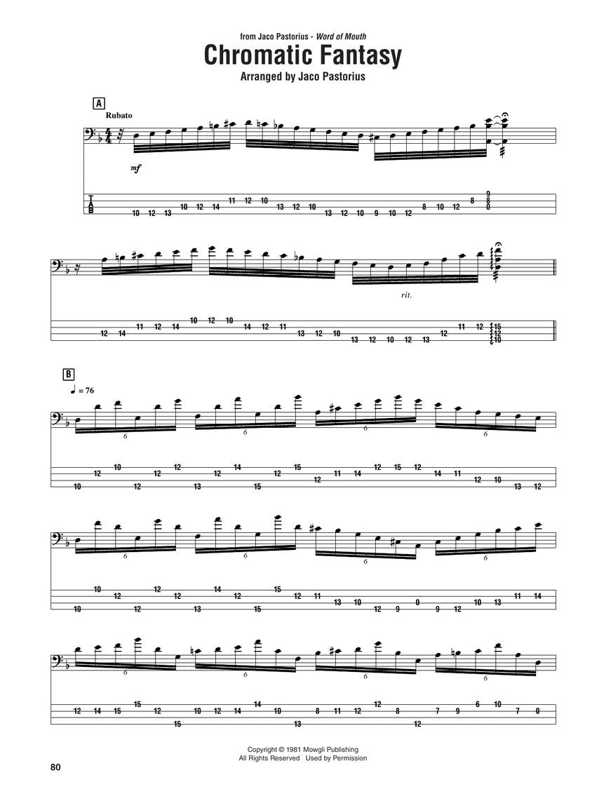 Jaco Pastorius Omnibook – Ficks Music