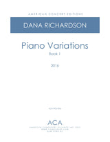 D. Richardson: Piano Variations - Book 1