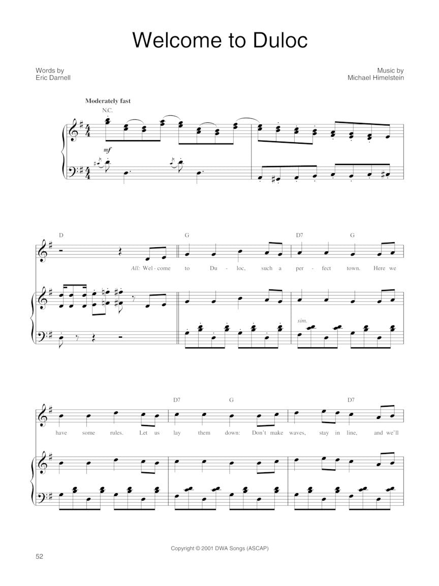 Shrek the Musical - Vocal Selections