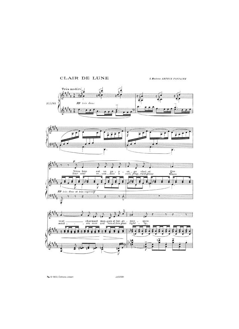 Debussy: Fêtes galantes - Book 1