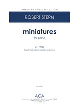 R. Stern: miniatures