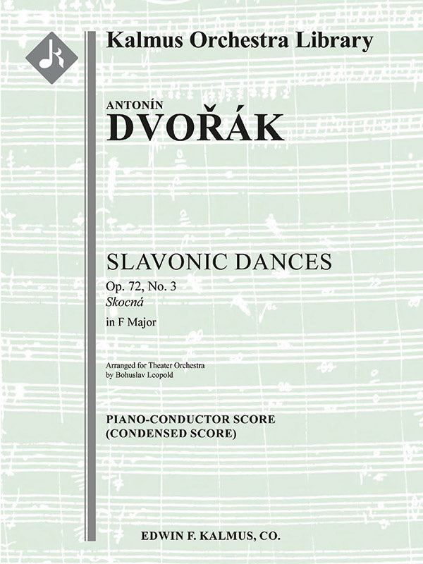 Dvořák: Slavonic Dance in F Major, Op. 72, No. 3 (Version for Orchestra)