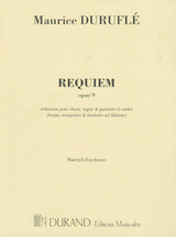 Duruflé: Requiem, Op. 9 - Reduced Orchestration