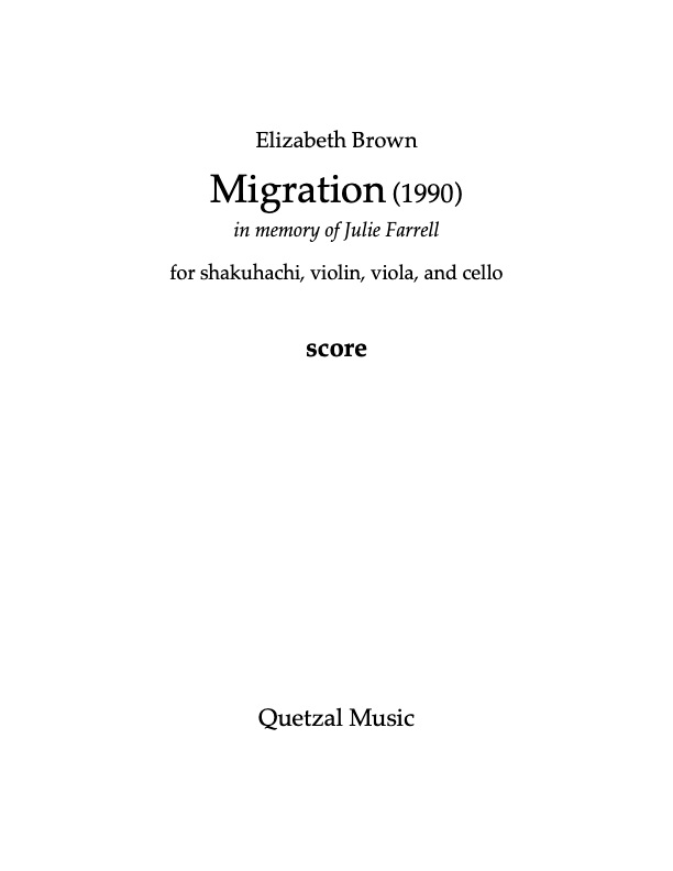 Brown: Migration