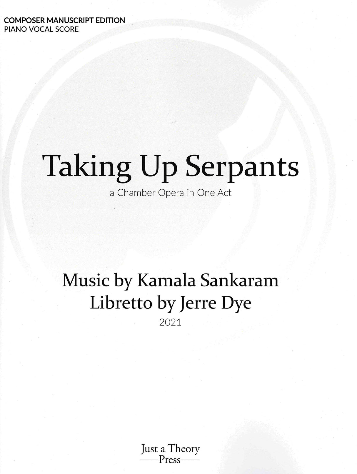 Sankaram: Taking Up Serpents