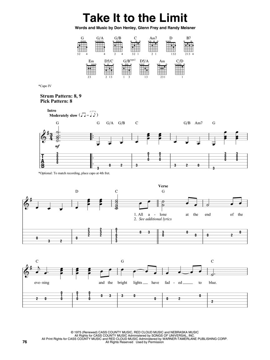 The Best of Eagles for Guitar – Ficks Music
