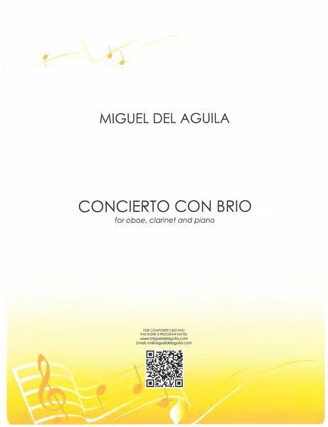 Águila: Concierto Con Brio (Version for Oboe, Clarinet & Piano)