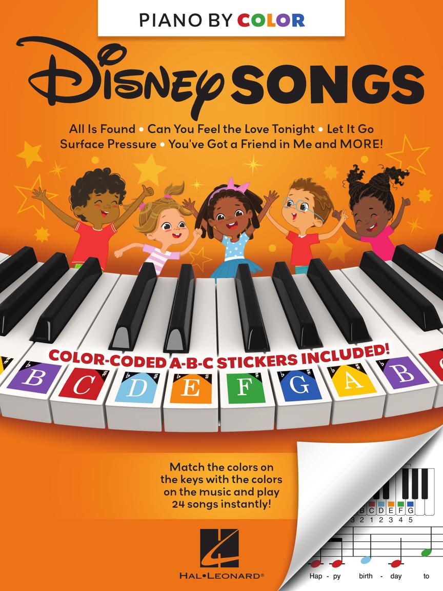 Piano-by-Color: Disney Songs