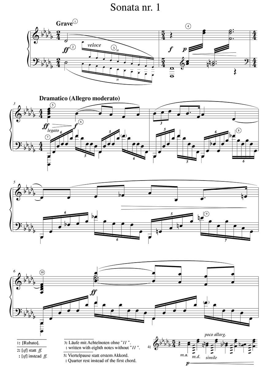 Kosenko: First Piano Sonata in B-flat Minor, Op. 13,