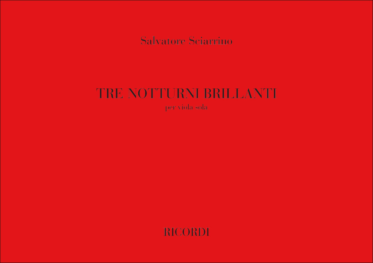 Sciarrino: Tre Notturni Brillanti