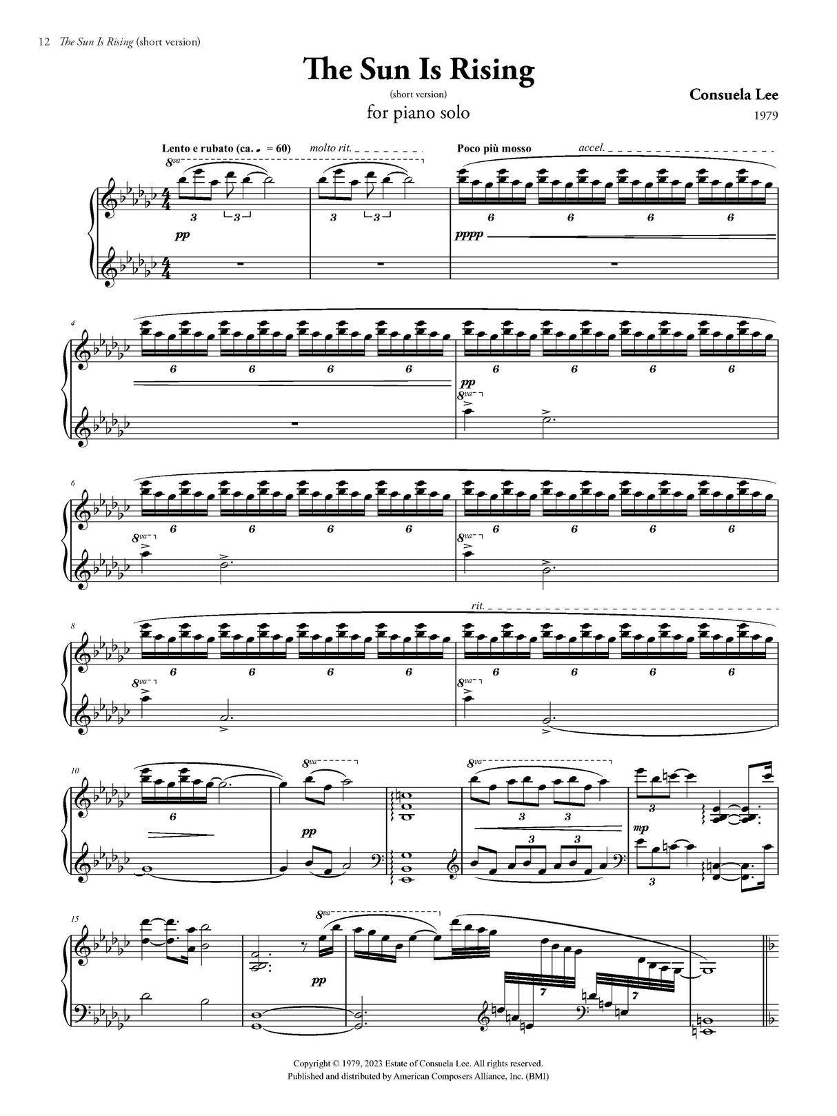 Lee: The Sun Is Rising