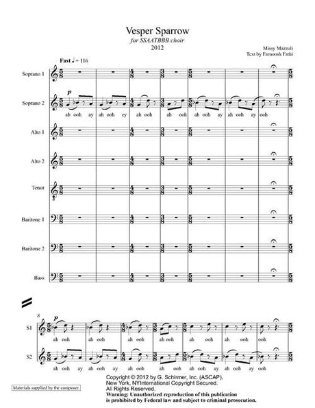 Mazzoli: Vesper Sparrow