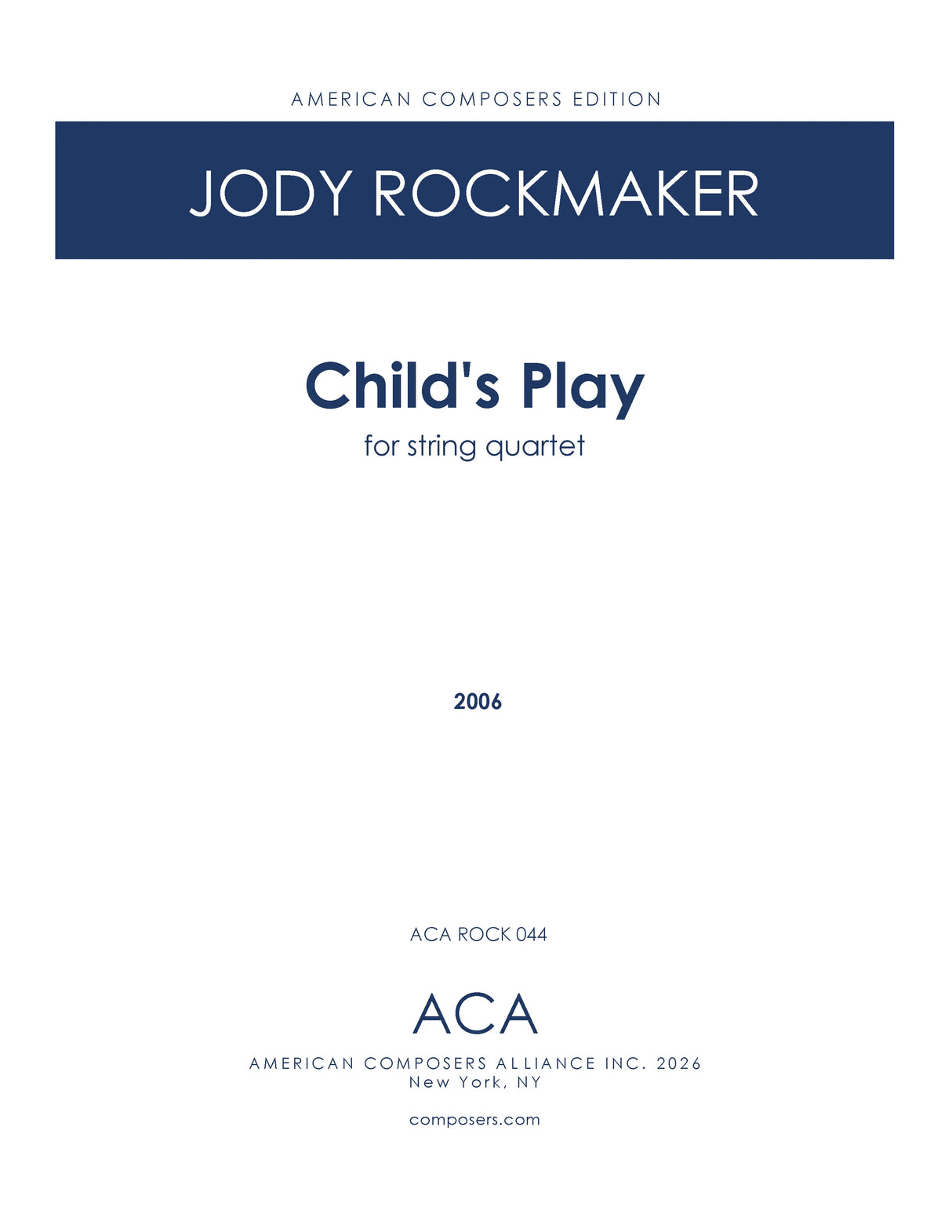Rockmaker: Child's Play