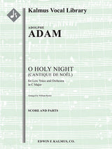Adam: O Holy Night (arr. for low voice & orchestra)