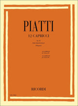 Piatti: 12 Caprices, Op. 25