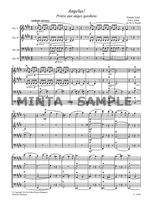 Chamber Music for Cellos - Volume 15 (4 Cellos)