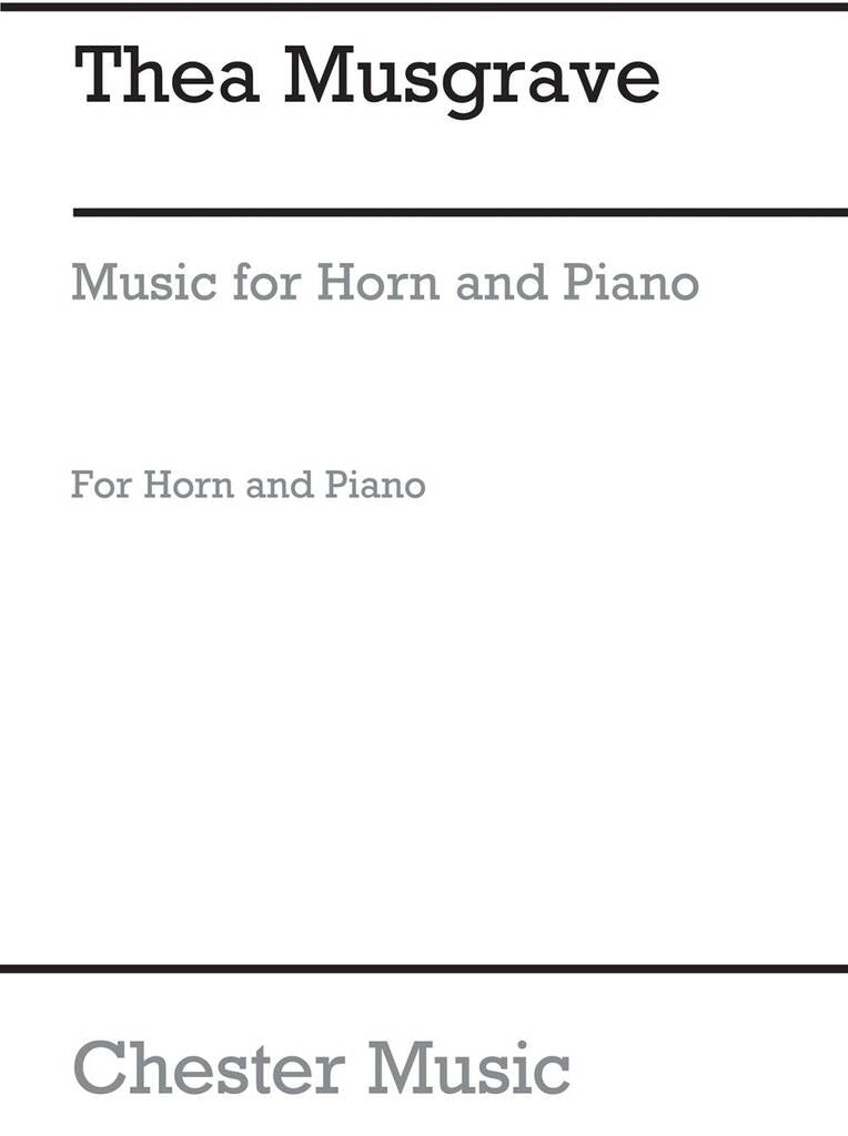 Musgrave: Music for Horn and Piano