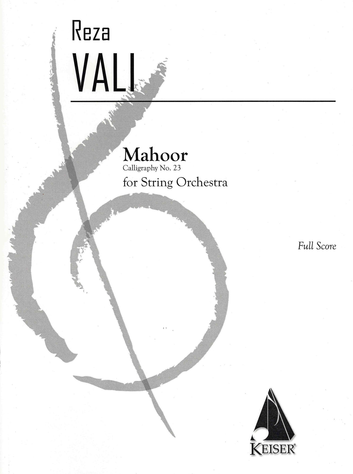 Vali: Mahoor (Calligraphy No. 23)
