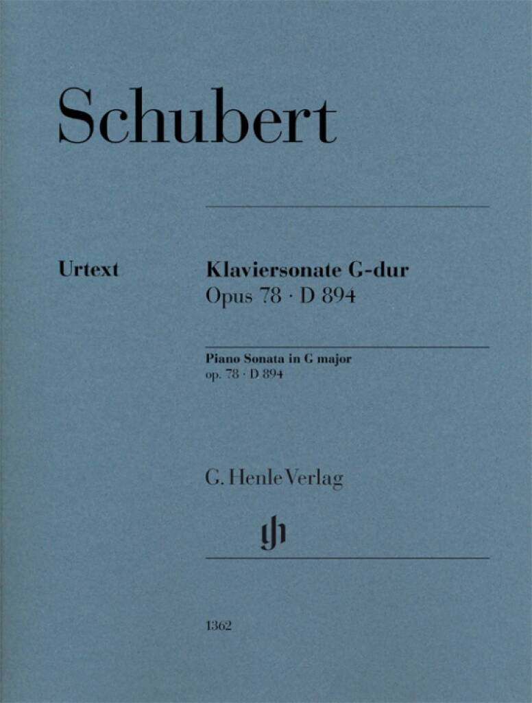 Schubert: Piano Sonata in G Major, D 894, Op. 78