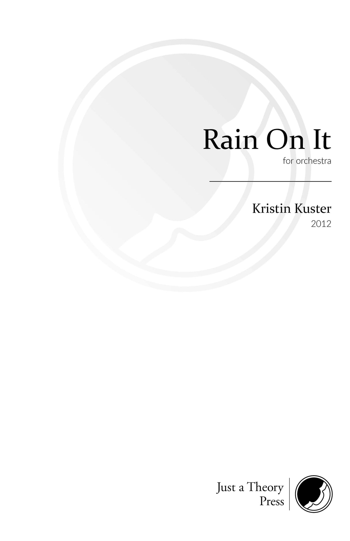 Kuster: Rain On it