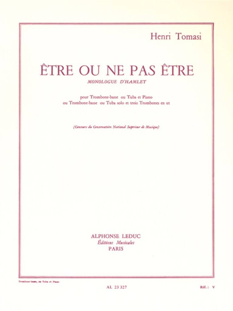 Tomasi: Être ou ne pas être