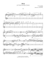 Baker: Duo for Clarinet and Bass Clarinet