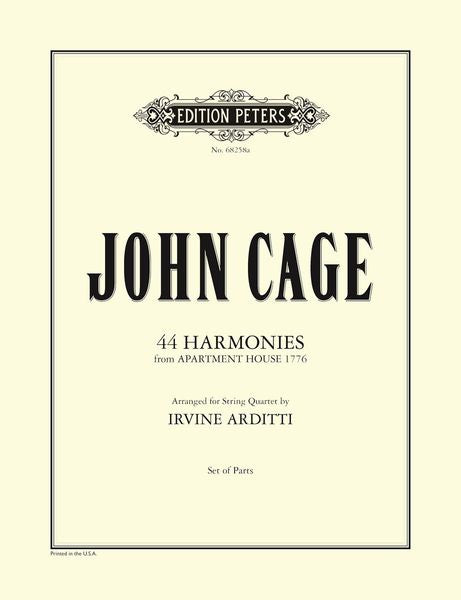 Cage: 44 Harmonies from Apartment House 1776 (arranged for String Quartet)