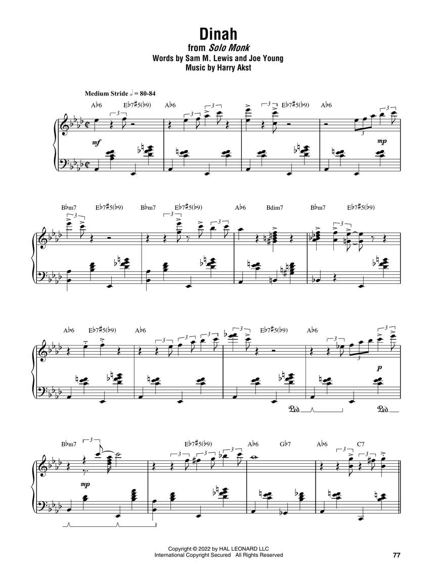 Thelonious Monk Omnibook