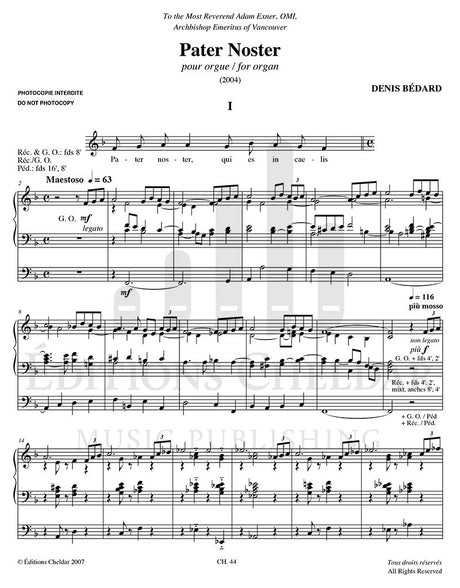 Bédard: Pater Noster