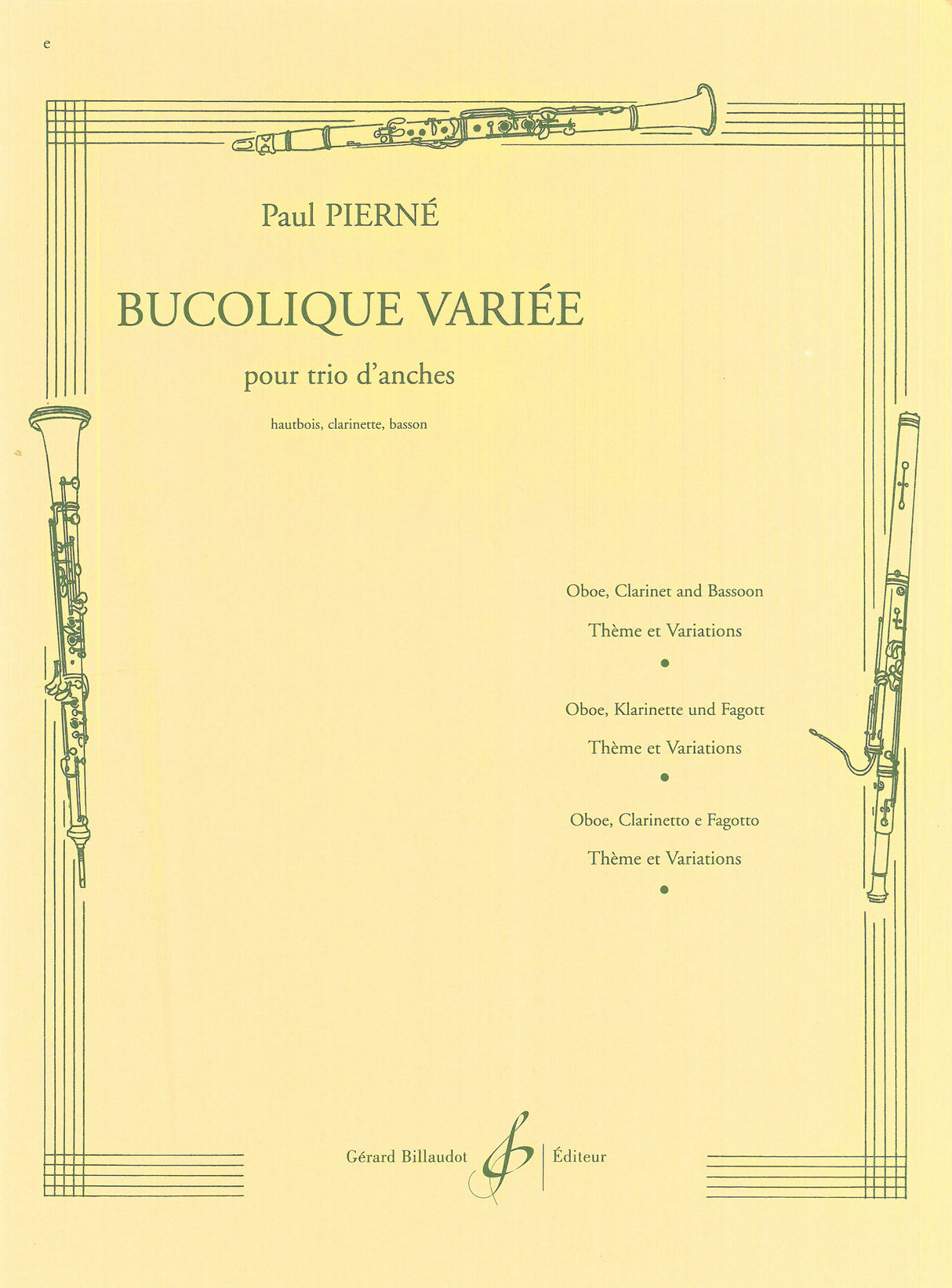 Pierne: Bucolique variée
