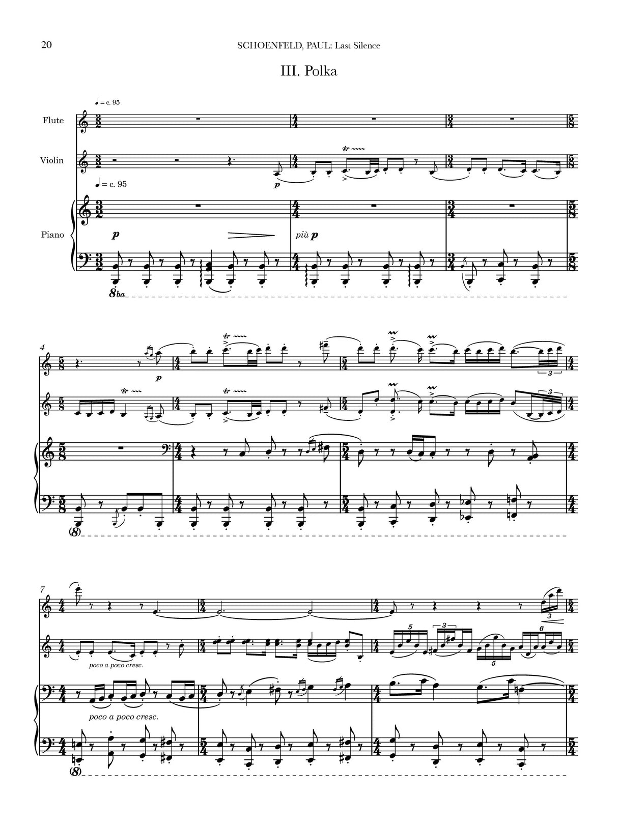 Schoenfeld: Last Silence