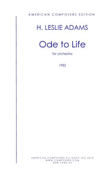 Adams: Ode to Life