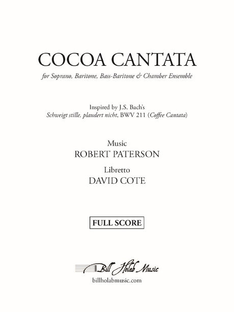 Paterson: Cocoa Cantata