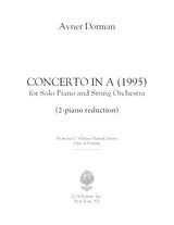 Dorman: Piano Concerto in A Major