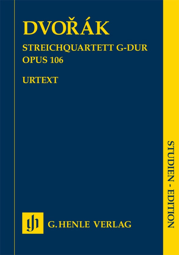 Dvořák: String Quartet No. 13 in G Major, Op. 106 – Ficks Music