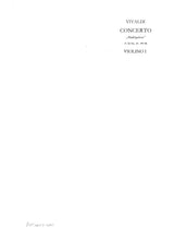 Vivaldi: Concerto for Strings in D Minor, RV 129