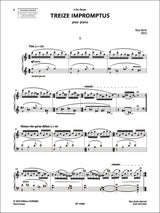 Sacre: 13 Impromptus