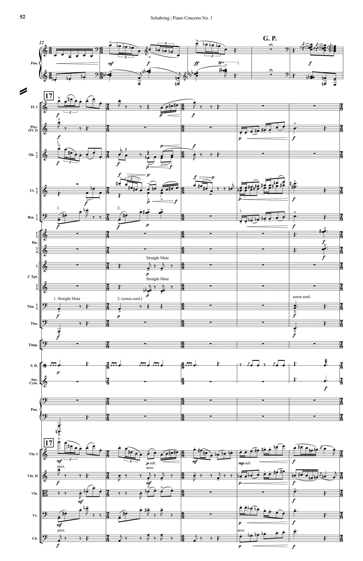 Schubring: Piano Concerto No. 1