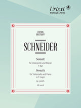 Schneider: Cello Sonata in F Major, Op. posth.