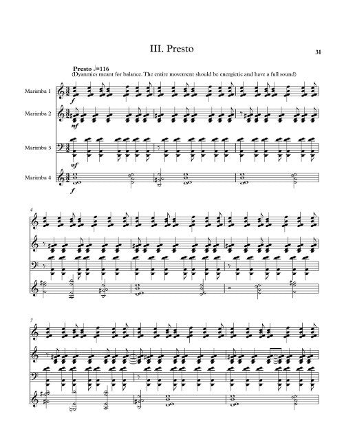 Dorman: Four Marimbas