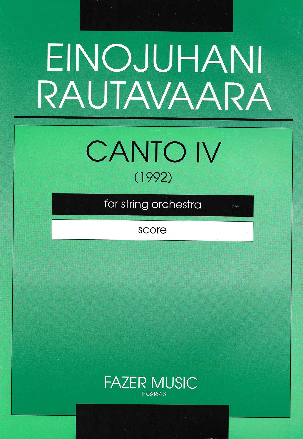 Rautavaara: Canto IV