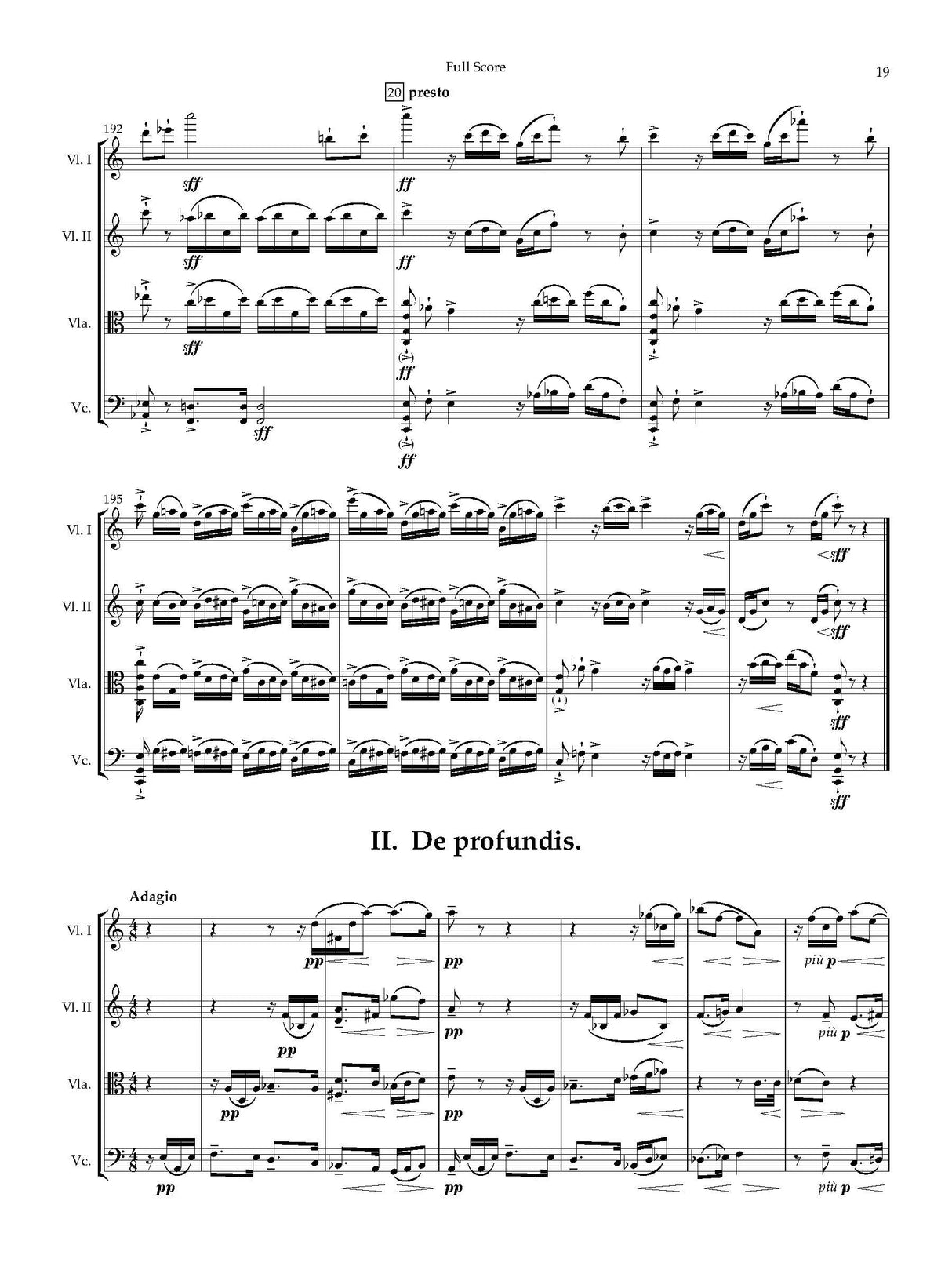 Weigl: String Quartet No. 6 in C Major