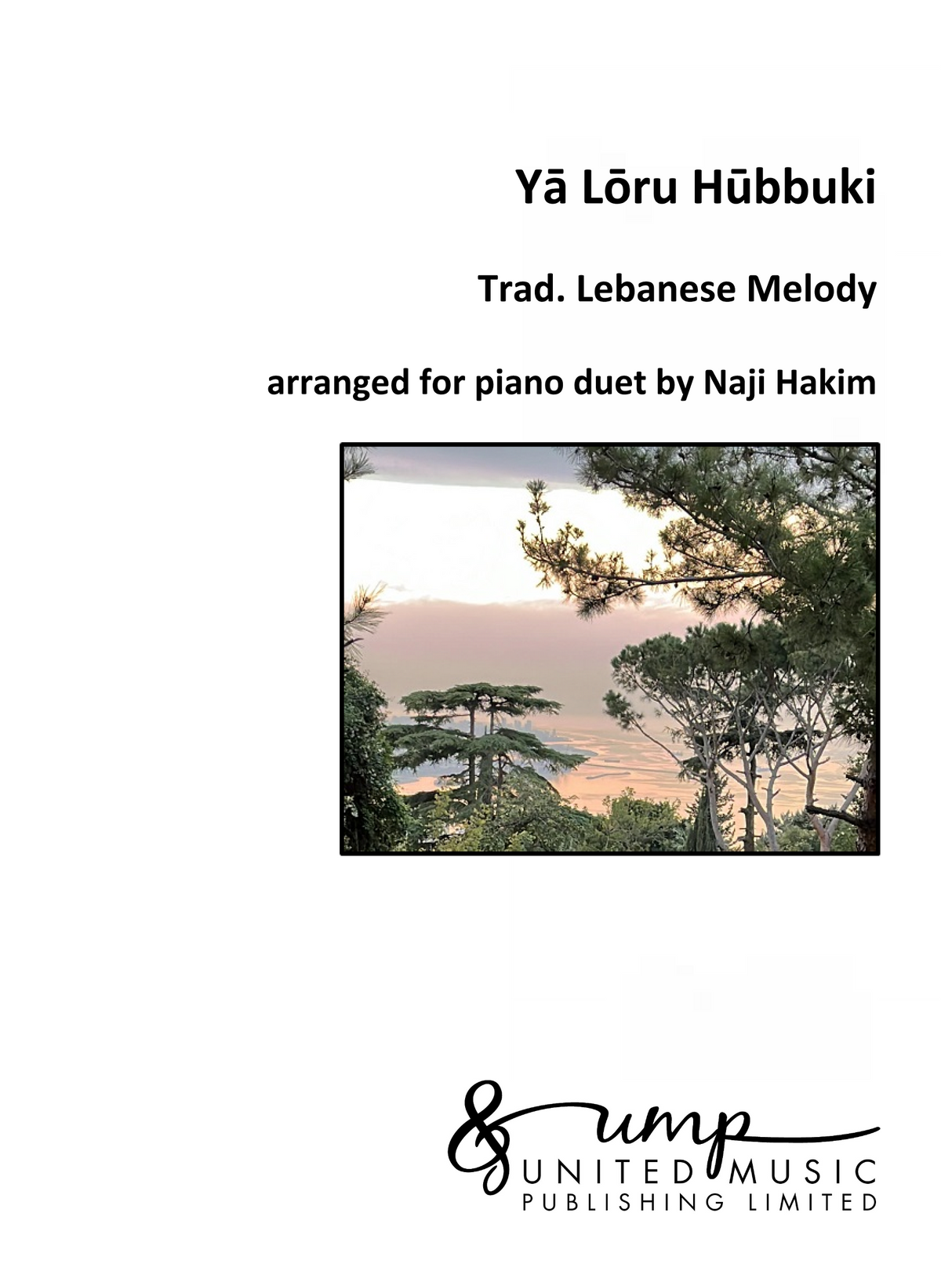 Ya Loru Hubbuki (arr. for piano 4-hands)