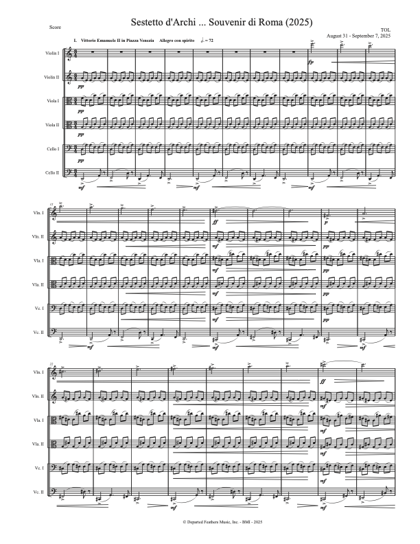 T.O. Lee: Sestetto d'Archi ...