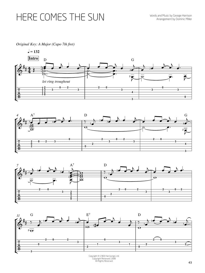 The Beatles: Arranged for Solo Guitar by Dominic Miller