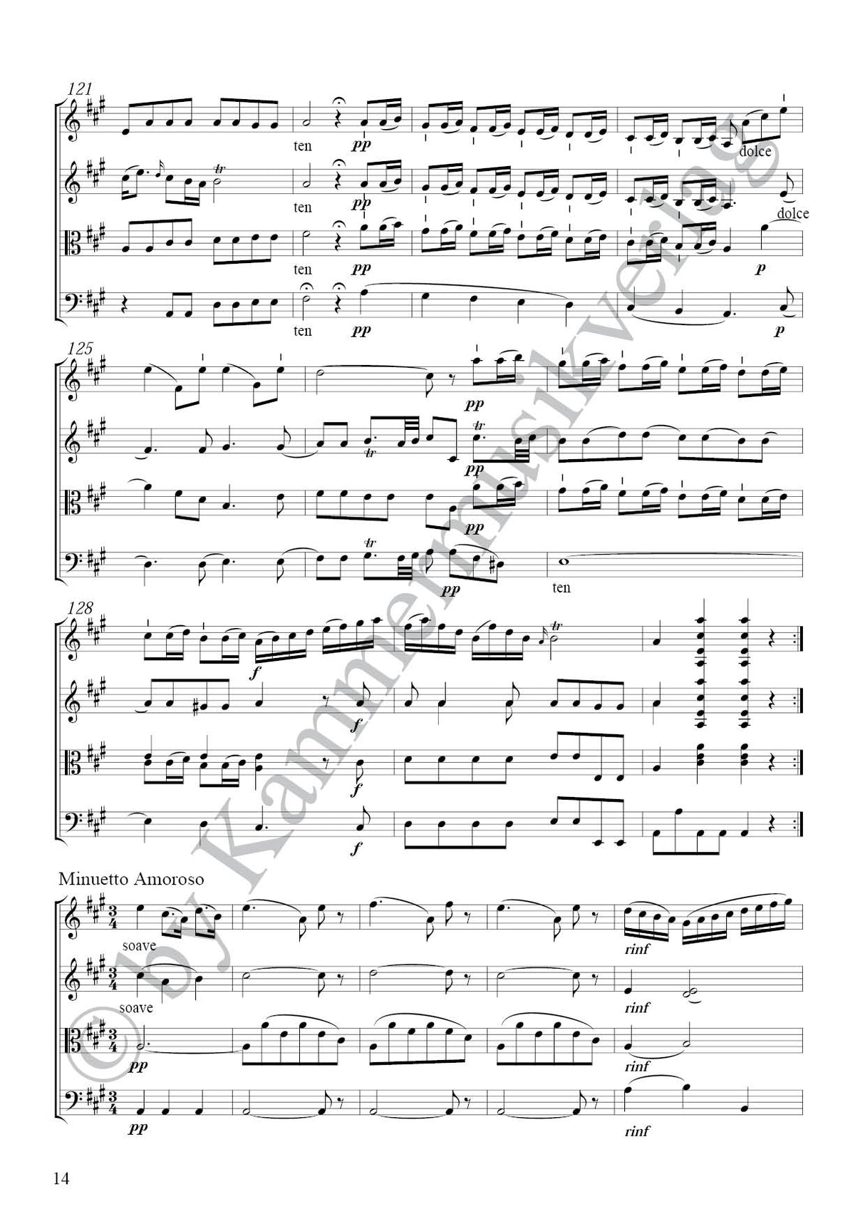 Boccherini: String Quartet in A Major, G 190, Op. 24, No. 2